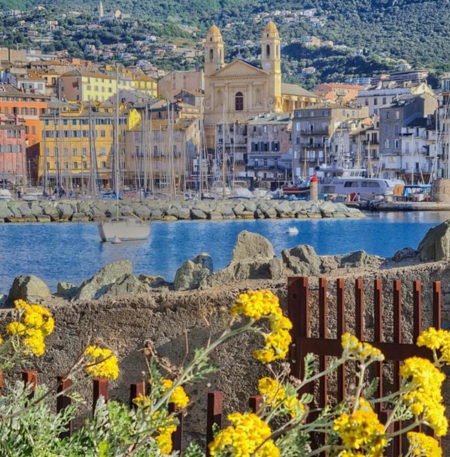 Pres Du Vieux Port Studio Terrasse Vue Degagee Eglise De Saint Jean Bastia  Exterior foto